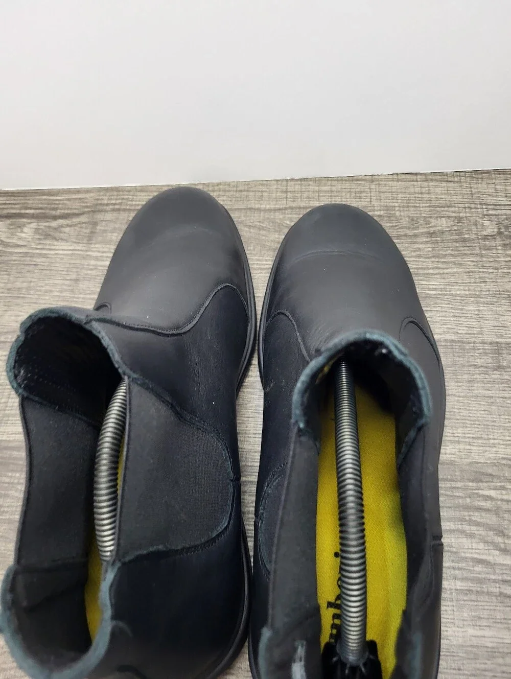 Amberjack The Chelsea Boot In Obsidian Black Casual Leather Men’s Size 10 M